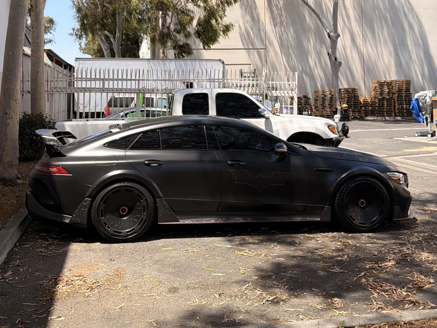 Mercedes-AMG GT window tint — side profile
